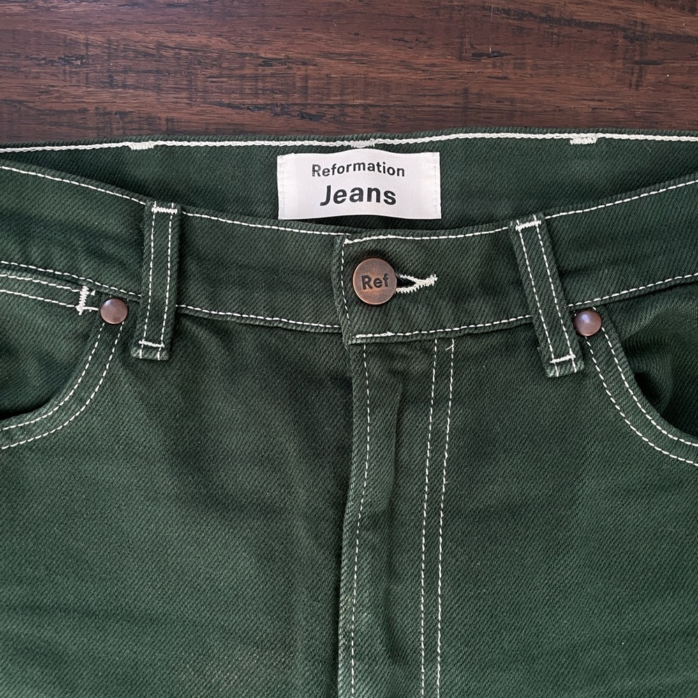 Reformation cowboy high rise jeans